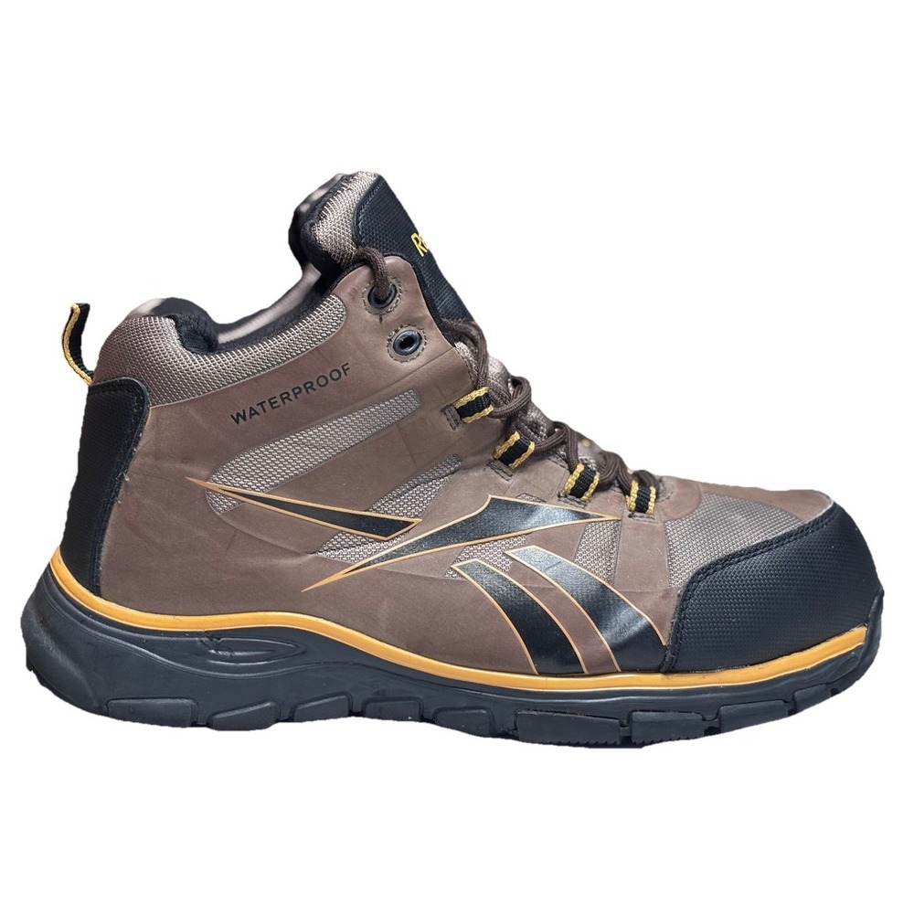 Reebok Arion RB4512 Men's Work Boots 13W Waterproof ASTM Safety Toe Brown